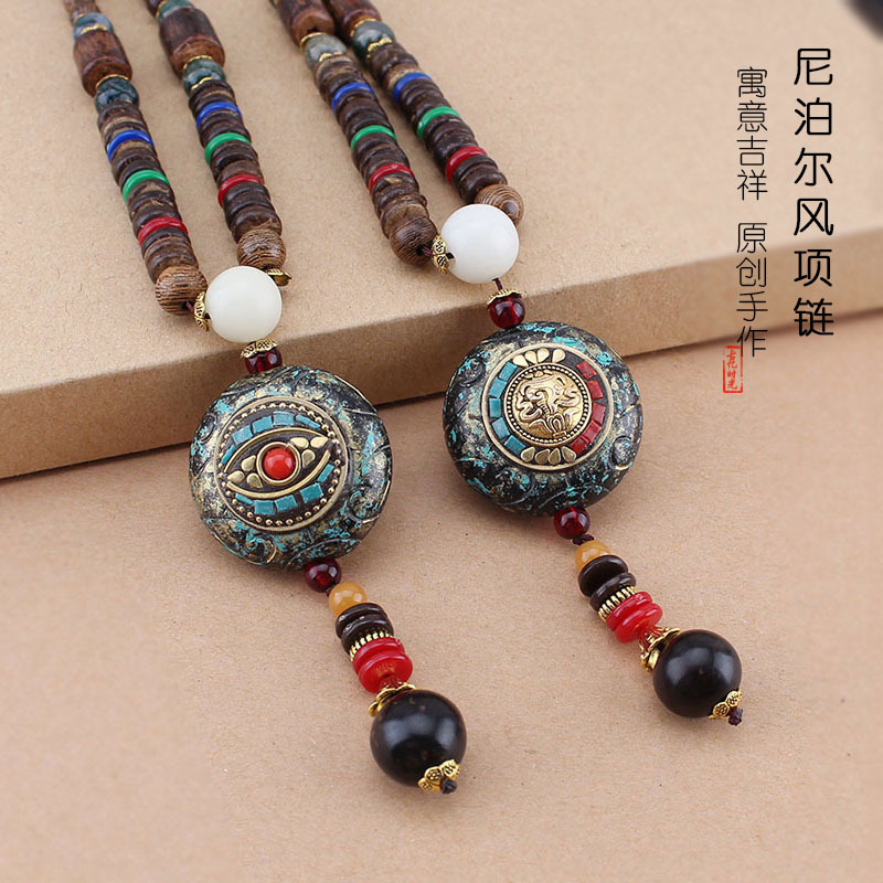 Men Accessories Nepal - Nepal hanger trui ketting houten Boeddha