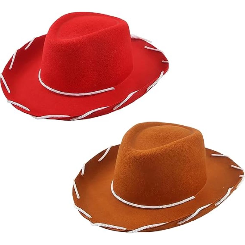 Men'S Accessories Designer - Fantasia Woody Jessie Cosplay Vilten Hoed