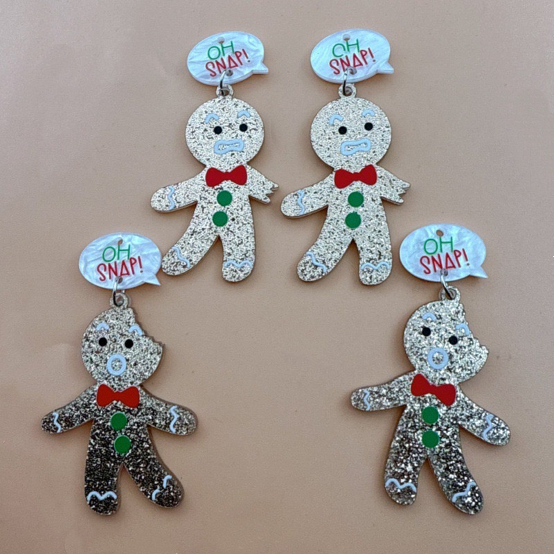Men'S Accessories And Jewelry - 10 stuks schattige kerst gingerbread man