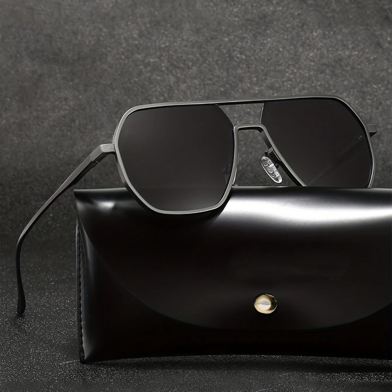 Sunglasses Polarized Men - Vintage gepolariseerde zonnebril herenmode zwarte zonnebril