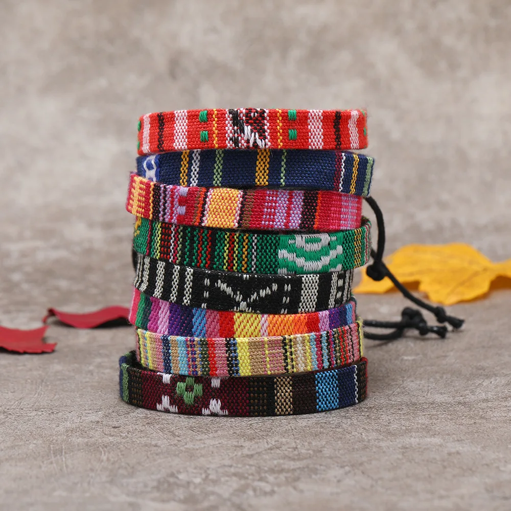 Men Accessories Nepal - 12 Stks/set Nepal Kleurrijke Armband Set