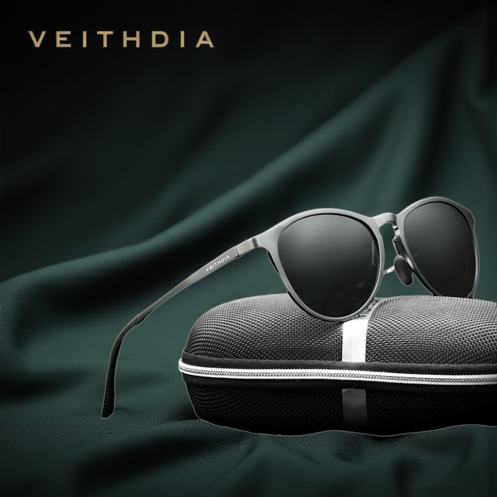 Sunglasses Polarized Men - VEITHDIA Klassieke mode gepolariseerde zonnebril UV400