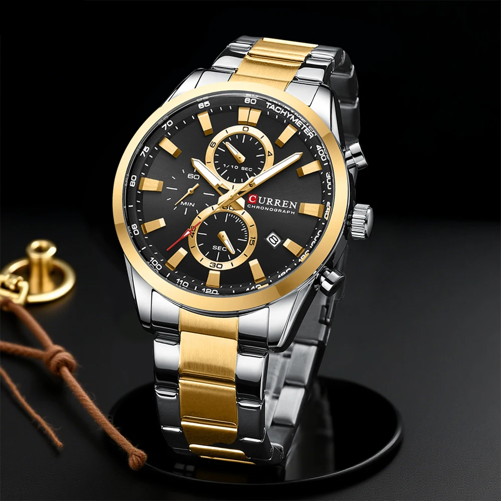 Men'S Accessories And Jewelry - CURREN Casual quartz chrono sporthorloges merken