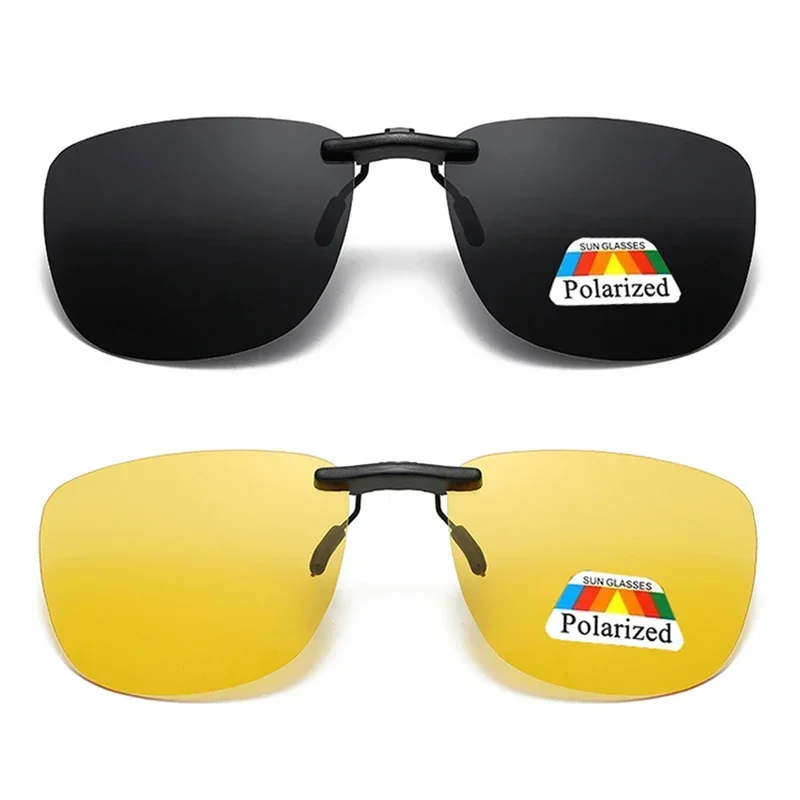 Sunglasses Polarized Men - Nieuwe vierkante clip-on zonnebril dames gepolariseerde