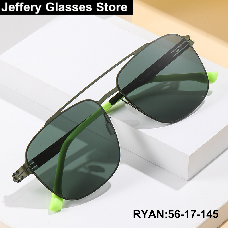 Sunglasses Polarized Men - Duitsland Brand Design Heren Dubbele Beam