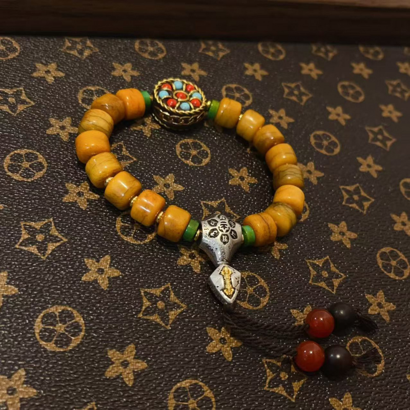 Men Accessories Nepal - Yak Bone bijpassende Nepal armbanden mannen