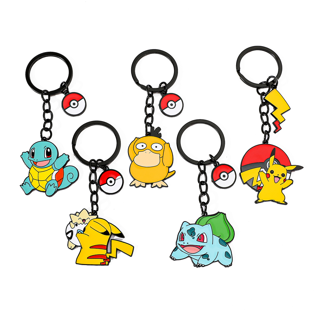 Men Accessories Wholesale - Kawaii Pokemon sleutelhanger voor jongens en