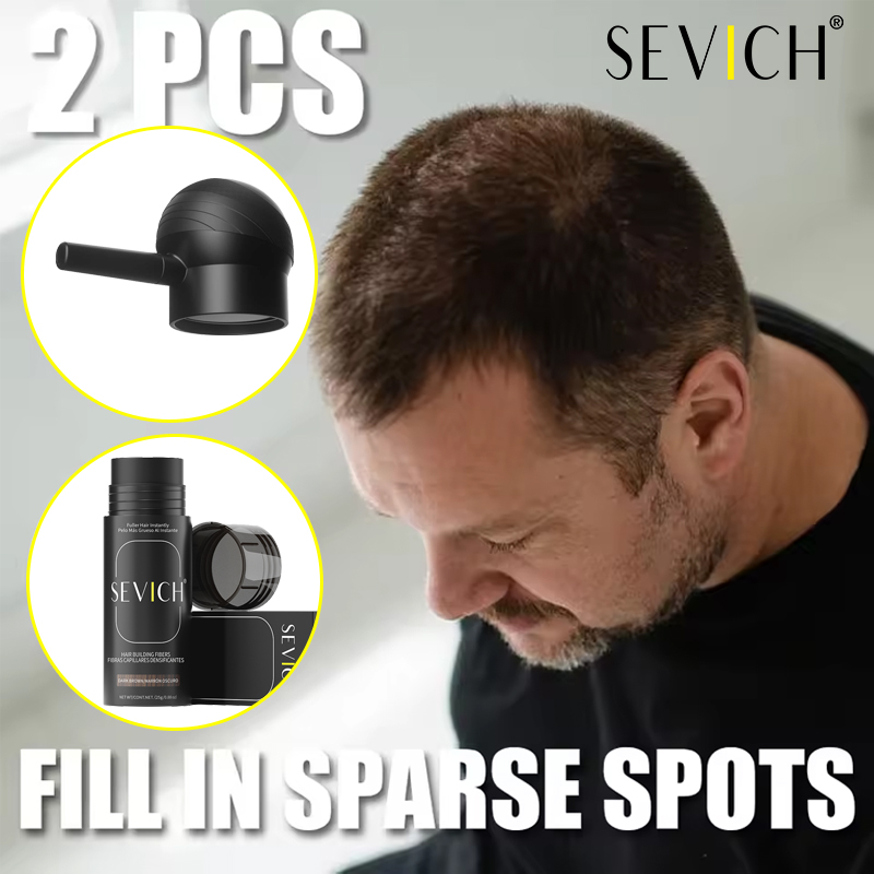 Men Accessories Combo - SEVICH Haarvezelset 25g: Natuurlijke haarverdikkende vezels