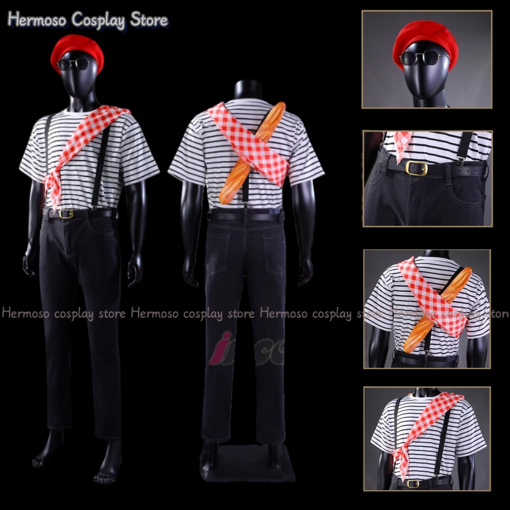 Men Accessories Set - Clair Obscur: Expedition 33, stokbrood-outfit Verso