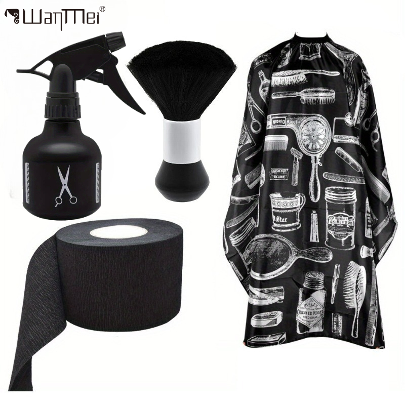 Men Accessories Combo Set - Professionele Kapper Cape Set Waterdichte haarknipjurk