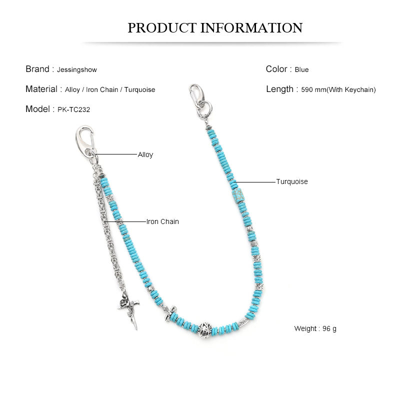 Boho Punk Jean Chain Handgemaa - Men Accessories Pk recensie en prijs