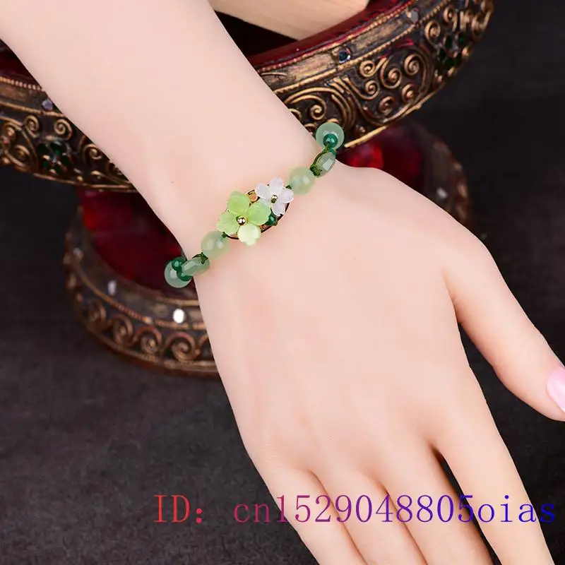 Groene Jade Bloem Armband Amul - Bracelet Beaded Men recensie en prijs