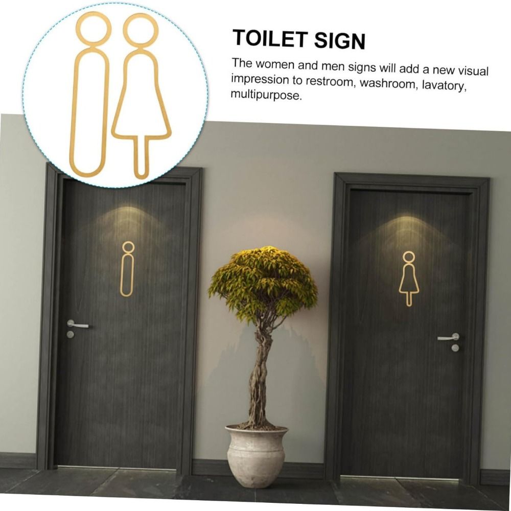 Acryl toiletbordsticker mannen - Men Accessories Shop recensie en prijs