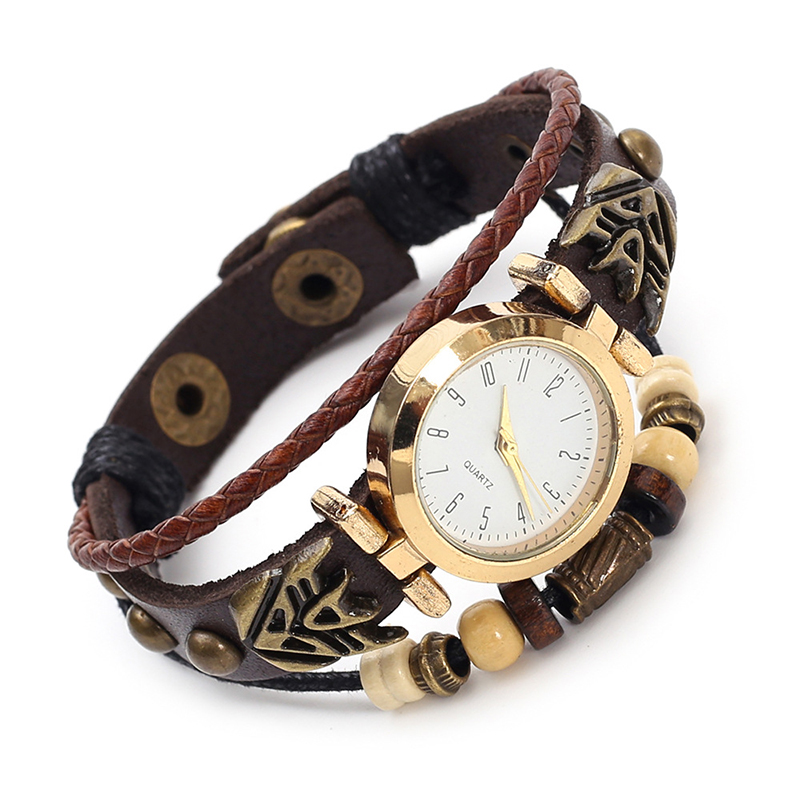 Vintage lederen quartz horloge - Men Accessories Pk recensie en prijs