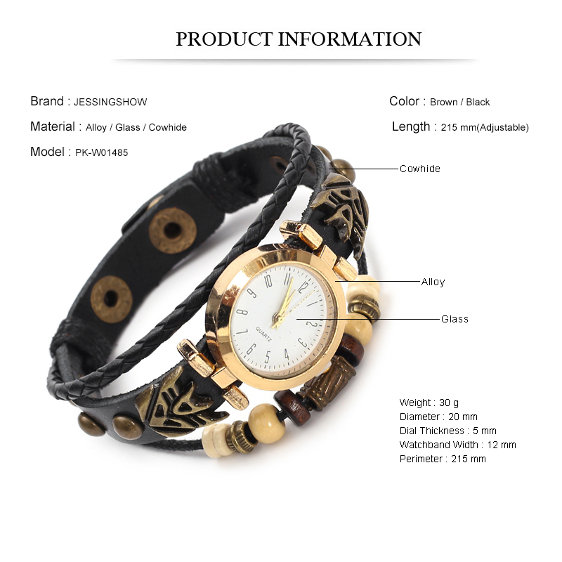 Vintage lederen quartz horloge - Men Accessories Pk recensie en prijs
