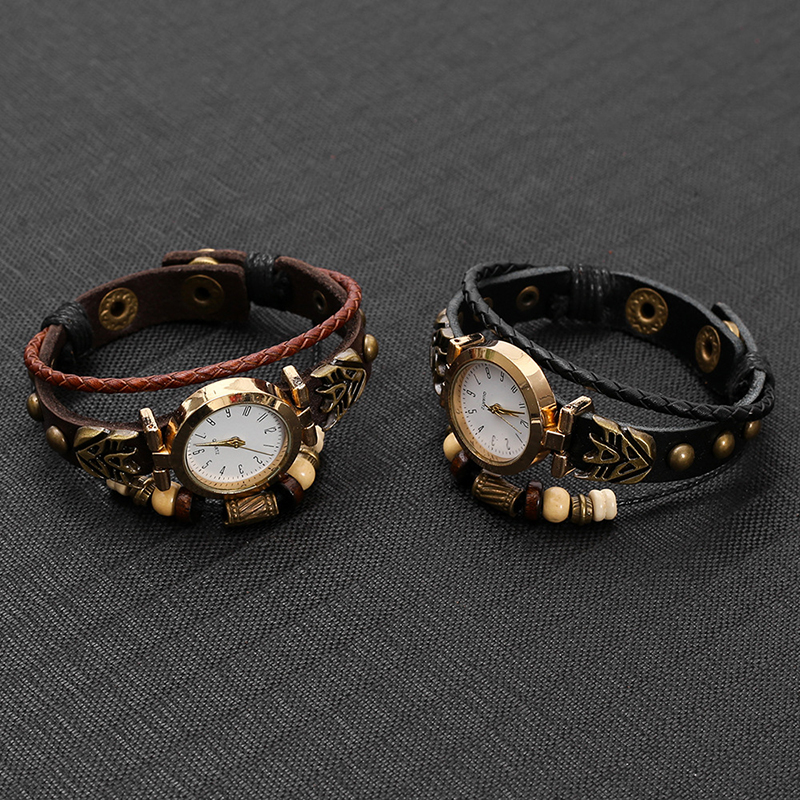 Vintage lederen quartz horloge - Men Accessories Pk recensie en prijs