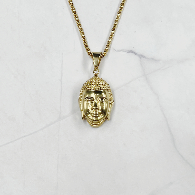 Luxe Thaise Boeddha Hoofd Goud - Men Accessories Nepal recensie en prijs