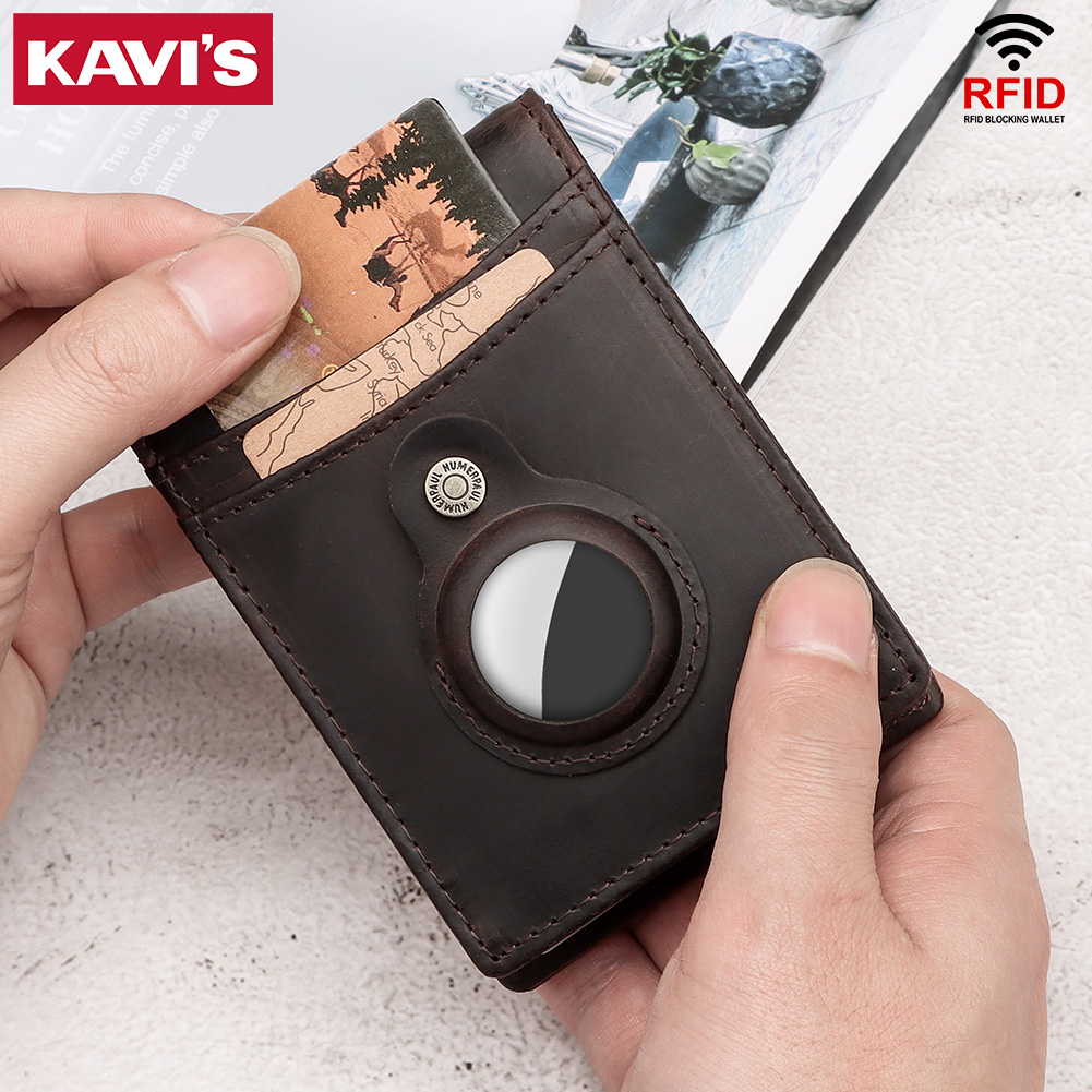 KAVIS Geldclip Portemonnee voo - Bifold Leather Wallet recensie en prijs