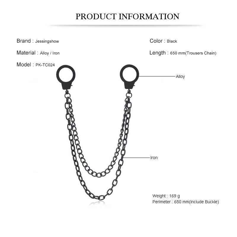 Punk Stijl Ketting Op De Jeans - Men Accessories Pk recensie en prijs