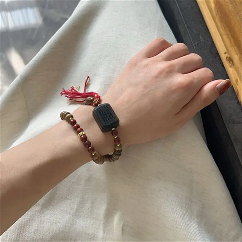 Natuurlijke groene sandelhout  - Bracelet Beaded Men recensie en prijs