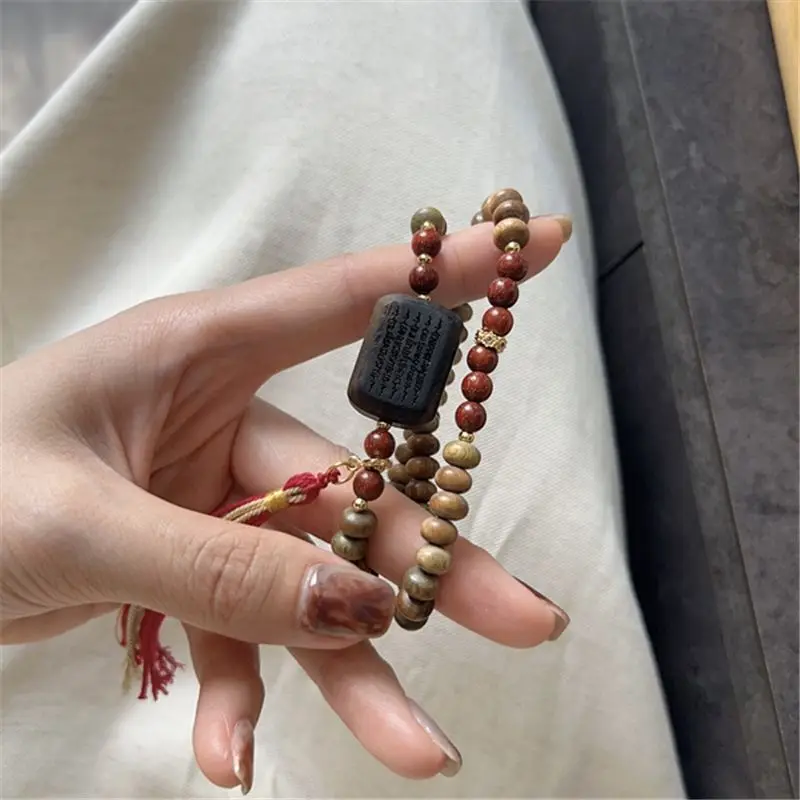 Natuurlijke groene sandelhout  - Bracelet Beaded Men recensie en prijs