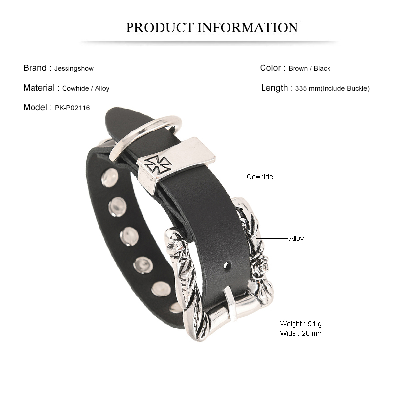 Rock Punk Stijl Grote Gesp Arm - Men Accessories Pk recensie en prijs