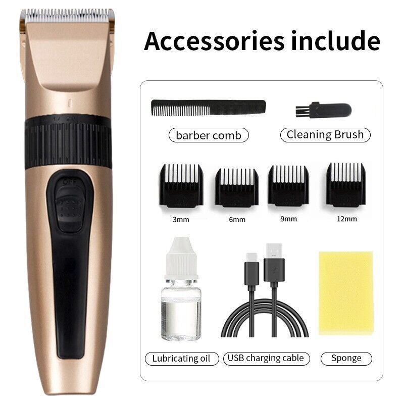 Professionele draadloze tondeu - Men Accessories Combo recensie en prijs