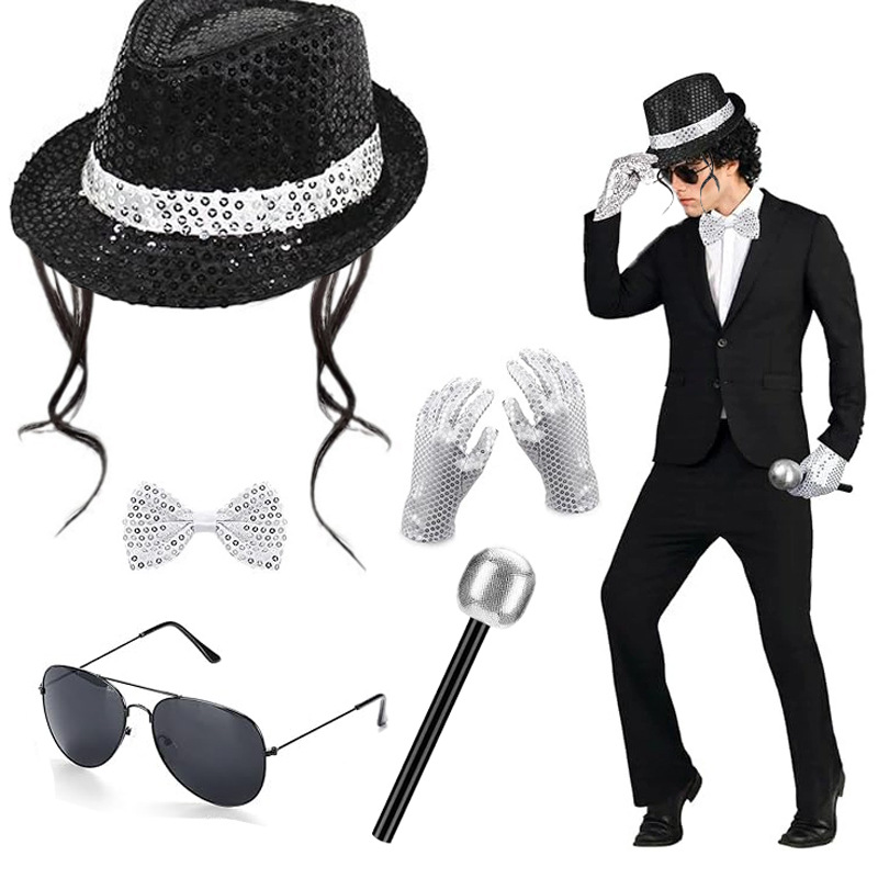 Michael Jackson Cosplay Access - Men Accessories Combo recensie en prijs