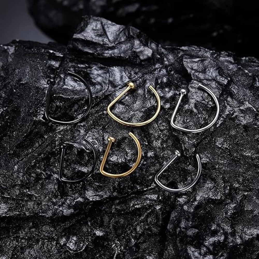 4-pack niet-piercing D-vormige - Men Accessories Combo recensie en prijs