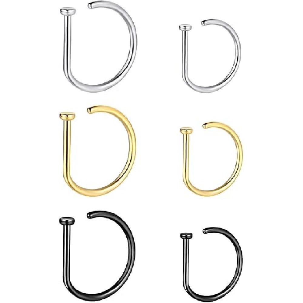 4-pack niet-piercing D-vormige - Men Accessories Combo recensie en prijs