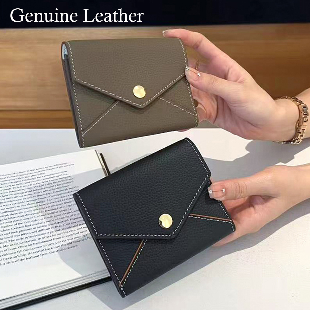 Echt lederen damesportemonnee  - Bifold Leather Wallet recensie en prijs