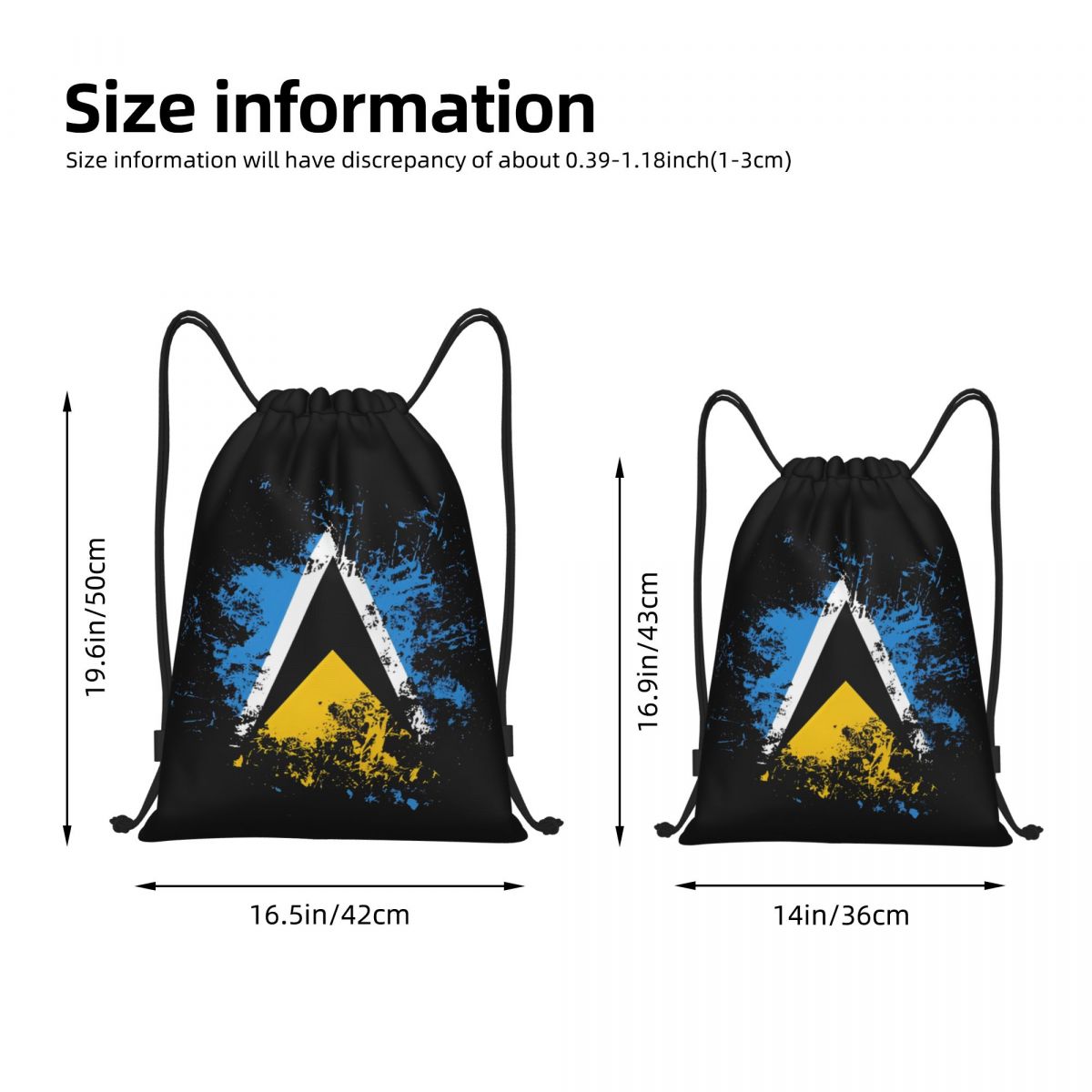 Saint Lucia Landvlag Aquarel T - Men Accessories Shop recensie en prijs