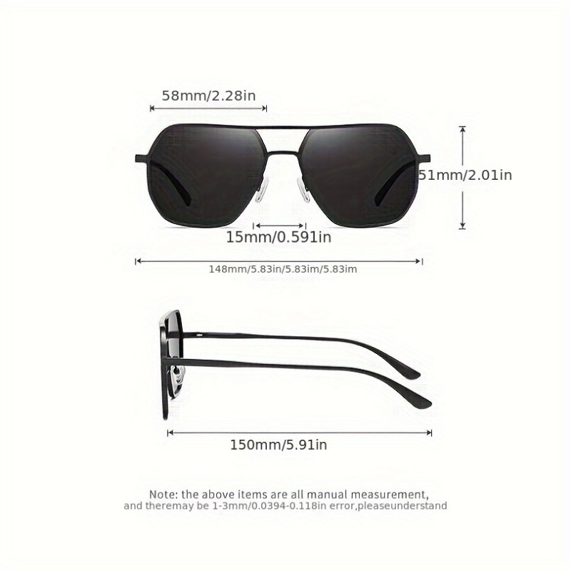 Grote vierkante gepolariseerde - Sunglasses Polarized Men recensie en prijs