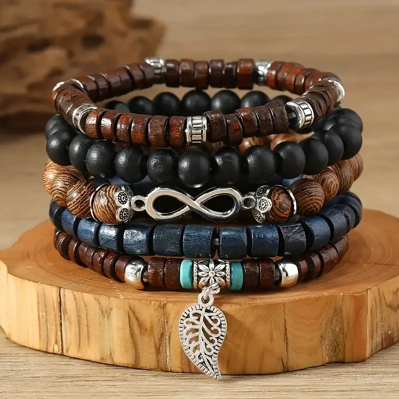 41 STKS Natuurlijke Houten Ela - Bracelet Beaded Men recensie en prijs