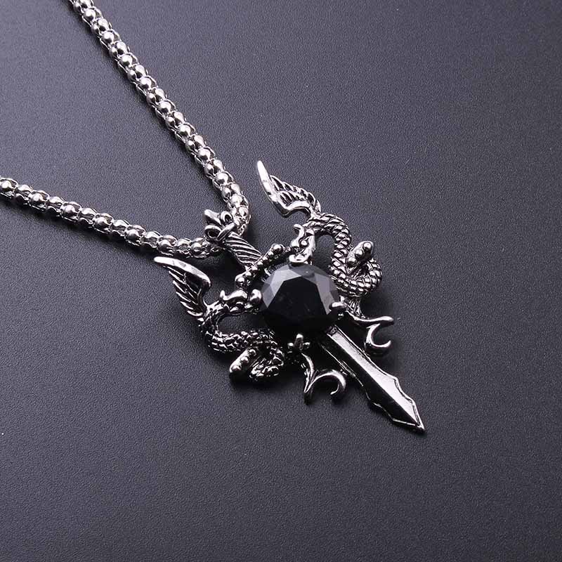 Dubbele Draak Zwarte Edelsteen - Men'S Accessories And Jewelry recensie en prijs