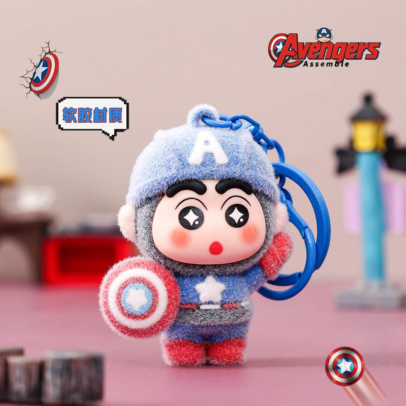 Avengers Fluffy Crayon Shincha - Men Accessories Wholesale recensie en prijs