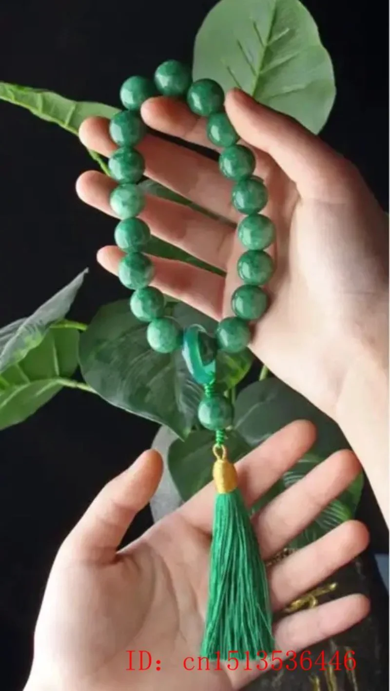 Groene Jade Steen 12mm Kralen  - Bracelet Beaded Men recensie en prijs