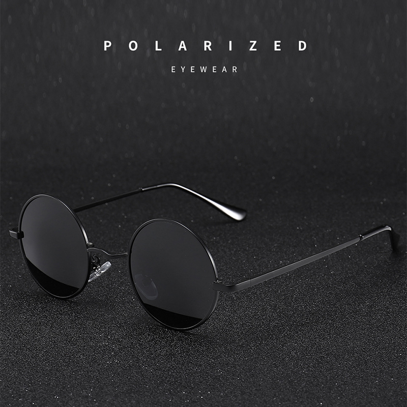 Retro Vintage Ronde Zonnebril  - Sunglasses Polarized Men recensie en prijs